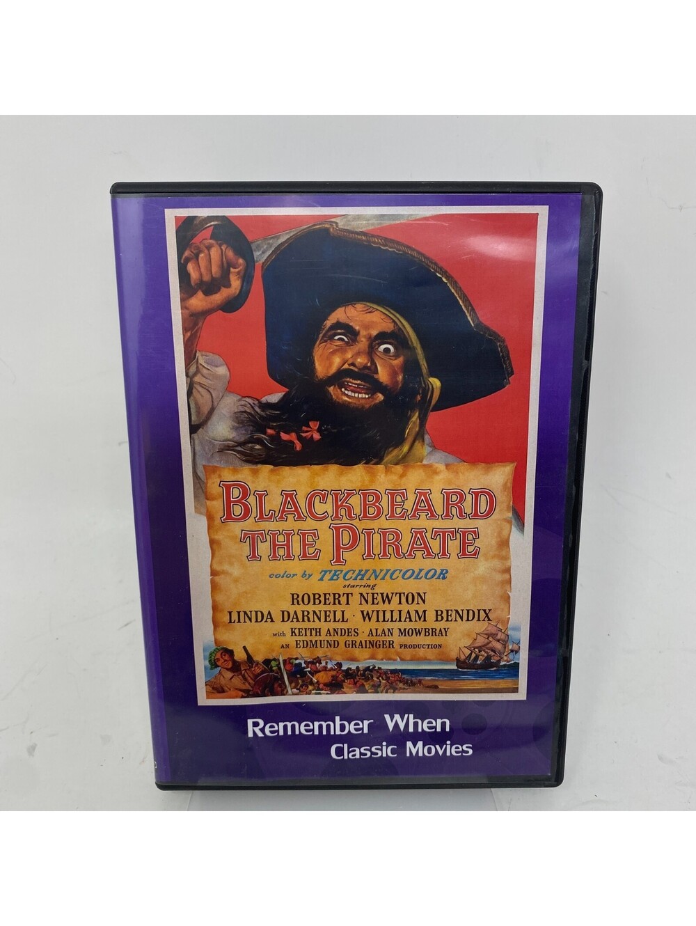 Blackbeard the Pirate 1952 DVD-R Robert Newton Linda Darnell William Bendix